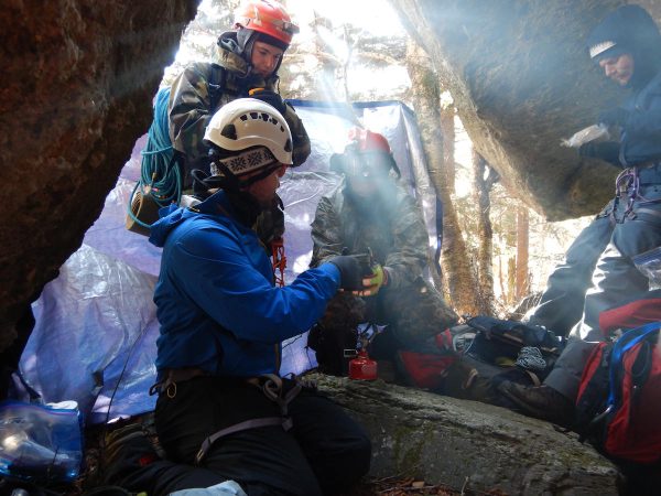 sar-training-cave-camping
